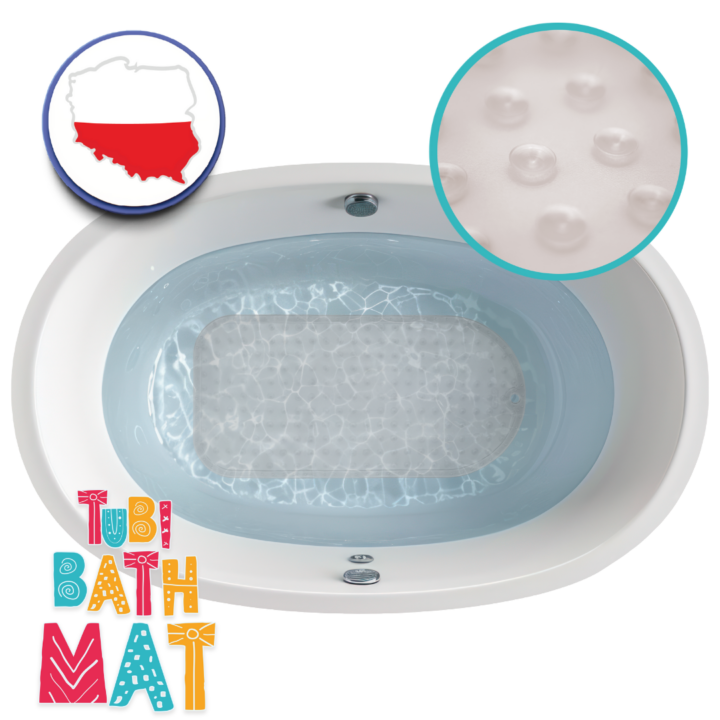 Covoras de baie antiderapant Tuban Alb 70x35 cm - 2 | YEO