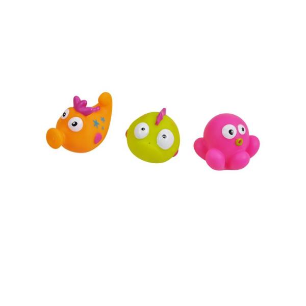 Set de baie Knorr Toys 4 piese, include covoras de baie din PVC 69x39 cm si 3 jucarii lumea subacvatica 6 luni+ - 1 | YEO