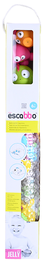 Set de baie Knorr Toys 4 piese, include covoras de baie din PVC 69x39 cm si 3 jucarii lumea subacvatica 6 luni+ - 2 | YEO