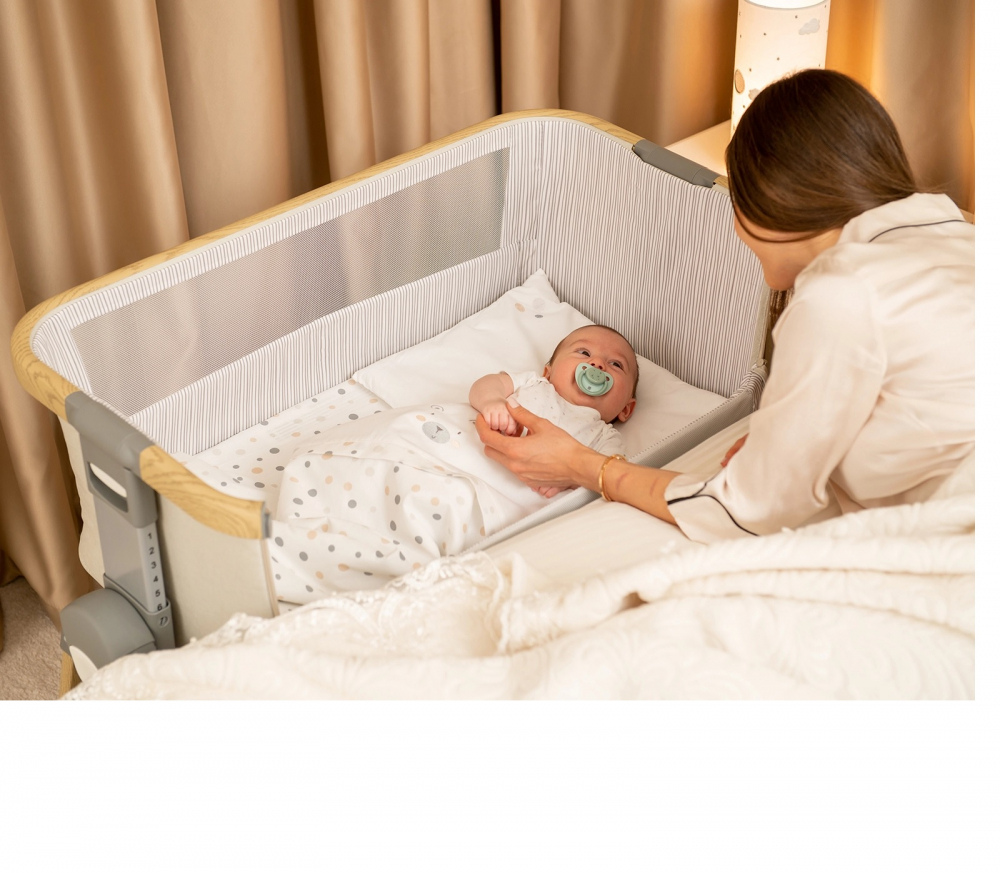 Set lenjerie pentru patut copii cu 5piese KikkaBoo Mini cot Little Fox compatibila cu saltea 80x50cm,din bumbac,Cearceaf,Perna,Fata de perna,Pilota,Fata de pilota cu fermoar - 1