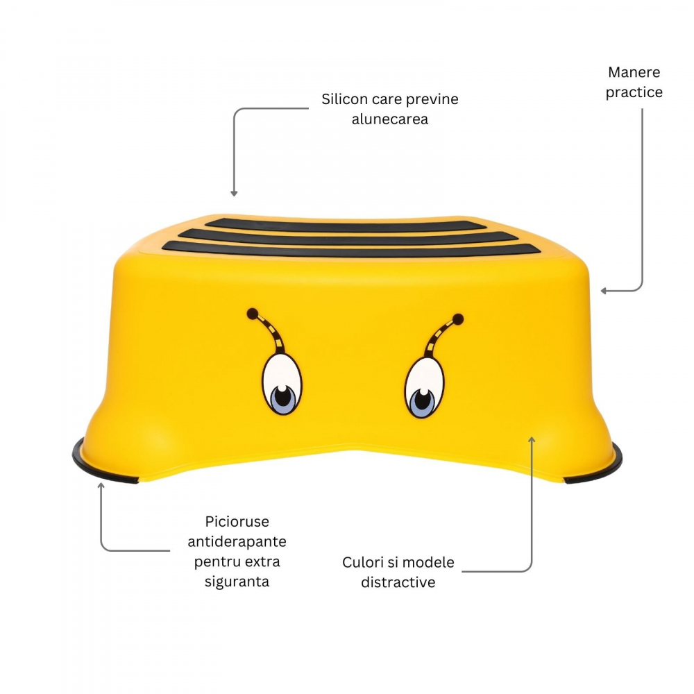Treapta inaltatoare pentru copii My Step Stool Albina - 1 | YEO