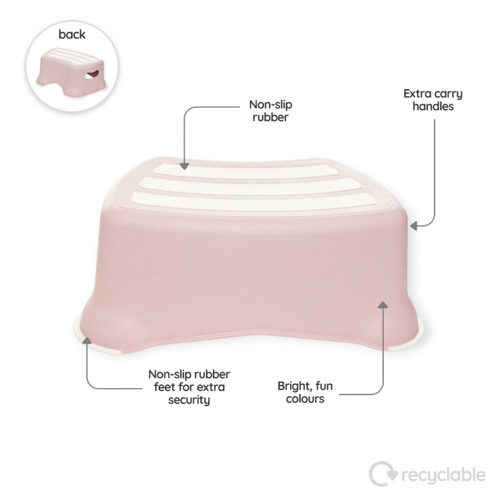 Treapta inaltatoare pentru copii My Step Stool Roz Pastel - 1 | YEO