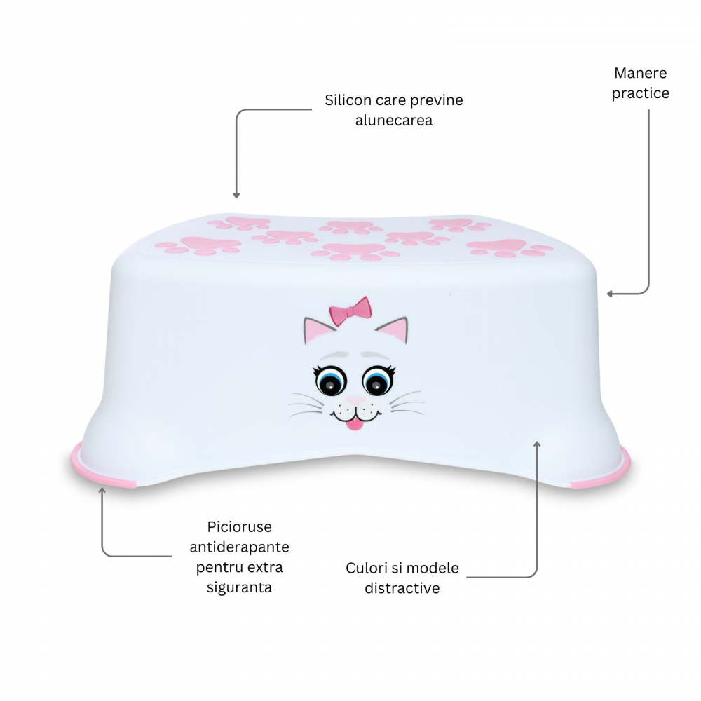 Treapta inaltatoare pentru copii My Step Stool Pisica - 2 | YEO