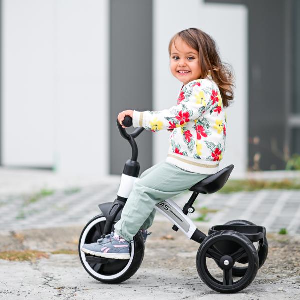 Tricicleta pentru copii Lorelli Dallas Blue 2-6 ani, sezut reglabil in inaltime, greutate admisa 25 kg - 1 | YEO