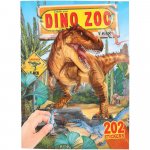 Album Dinozauri creeaza-ti propriul Zoo de Dinozauri cu autocolante si Motive Cool Depesche PT12752