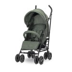 Carucior sport pentru copii Lorelli Ida Green cu spatar reglabil in 4 pozitii, pliere tip umbrela, bara frontala detasabila, suport reglabil pentru picioare, roti cu suspensii