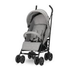 Carucior sport pentru copii Lorelli Ida Grey cu spatar reglabil in 4 pozitii, pliere tip umbrela, bara frontala detasabila, suport reglabil pentru picioare, roti cu suspensii