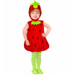 Costum Capsuna copii 5-7 ani / 128 cm