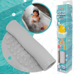 Covoras de baie antiderapant Tuban Alb 70x35 cm