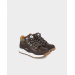 Ghete pentru copii, piele naturala, maro, Garvalin, marime: 34 (21,6-22,1 cm)