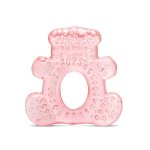 Jucarie de dentitie bebelusi Lorelli Bear Shell Pink refrigeranta 3 luni+