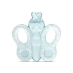 Jucarie de dentitie pentru bebelusi Lorelli Butterfly Aqua Blue refrigeranta 3 luni+