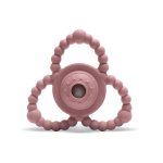 Jucarie de dentitie si zornaitoare din silicon 0 luni+ Pink