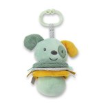 Jucarie de plus Catelus Verde 16 cm cu vibratie 0 luni+