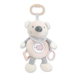 Jucarie de plus cu inel pentru agatat Ursulet Beige 24 cm 0 luni+