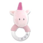 Jucarie de plus zornaitoare 0 luni+ Unicorn Roz 11 cm