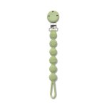 Lant din silicon pentru suzeta 0 luni+ Fresh Green