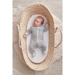 Salopeta din bumbac cu botosei si fermoar Love to Dream Grey Marie 6-12 luni