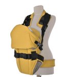 Marsupiu Weekend Lemon Curry & Black cu 3 pozitii incusiv pozitia de alaptare