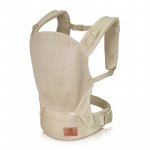 Marsupiu ergonomic Lionelo Margareet Air, 3 pozitii de purtare, 4 luni+, pana la 20 kg, material respirabil 3D Air Mesh, catarama dubla de siguranta, Bej