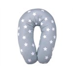 Perna multifunctionala din bumbac ranforce 190 cm Stars Blue Grey Mist