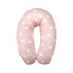 Perna multifunctionala din bumbac ranforce 190 cm Stars Pale Blush