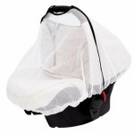 Plasa impotriva tantarilor New Baby pentru scoica, 55x75 cm, Alb