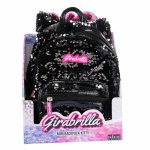 Rucsac mini Girabrilla Kitty Black cu paiete reversibile