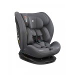 Scaun auto cu isofix KikkaBoo i-Explore 2 i-SIZE Grey 40-150 cm,tetiera reglabila in 14 pozitii inaltime,spatar reglabil,perna reductor inclusa,husa detasabila,centuri de siguranta cu pernute pentru umeri