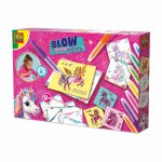 Set creativ carioci cu aerograf Unicorni