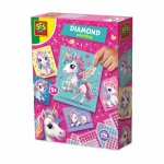 Set creativ cu diamante Unicorni