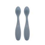 Set de 2 lingurite My Friend Cameo Blue cu margine rotunjita 6 luni+