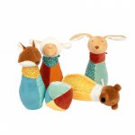 Set de bowling din plus Yellow PlayQ Sigikid
