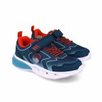 Sneakers cu luminite Garvalin 252828, bleumarin, marime 24, dimensiune 14.8-15.4 cm