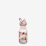 Sticla din otel pentru copii Kid Classic Narrow 355 ml cu capac sippy Leaping Unicorns