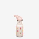 Sticla din otel pentru copii Klean Kanteen Kid Classic Narrow 355 ml cu capac sport flip Ice Cream