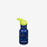 Sticla din otel pentru copii Klean Kanteen Kid Classic Narrow 355 ml cu capac sport flip Milky Way
