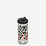 Sticla termica TK Wide Twist Cap Klean Kanteen 355 ml Leopard Print
