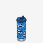 Sticla termica TK Wide Twist Cap Klean Kanteen 355 ml Sharks in Shades
