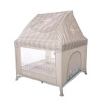 Tarc de joaca pentru copii Lorelli My Place Beige tip casuta 100 x 100 x 125 cm
