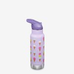 Termos din otel pentru copii Klean Kanteen Insulated Kid Classic Narrow 355 ml cu capac sport flip Ice Cream