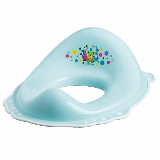 Set reductor toaleta si inaltator baie antiderapant, Maltex Baby, Bear and Friends Mint