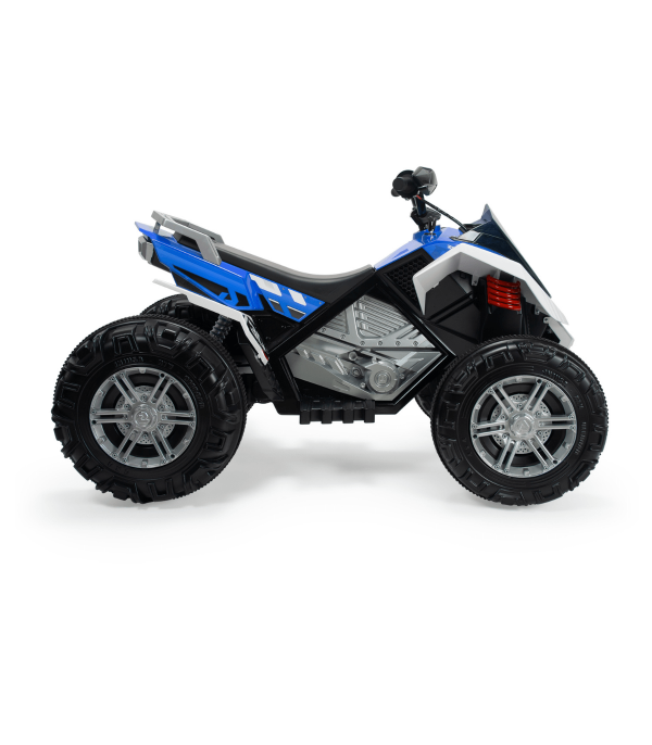 Atv electric pentru copii Injusa Quad Rage 12V, model silentios, pornire cu cheie, suspensii, frana electrica, 3 ani+ - 2