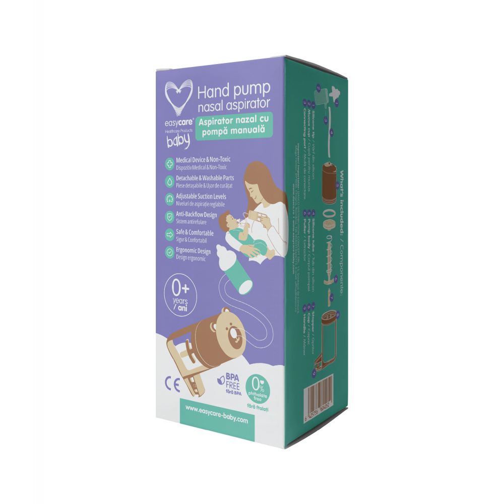 Aspirator nazal cu pompa manuala EasyCare Baby - 1 | YEO
