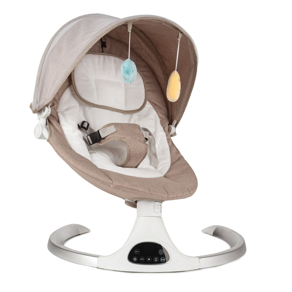 Balansoar electric Juju Serenity cu telecomanda, conectare la priza, greutate admisa 9 kg - 4 | YEO