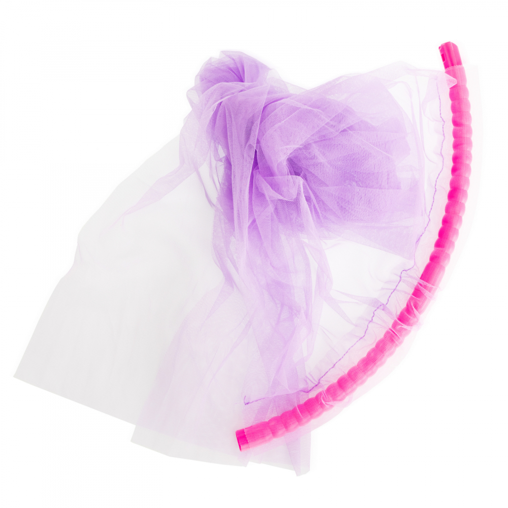 Baldachin pentru copii Girabrilla Tenda dei Sogni cu lumini LED si tulle colorat - 3