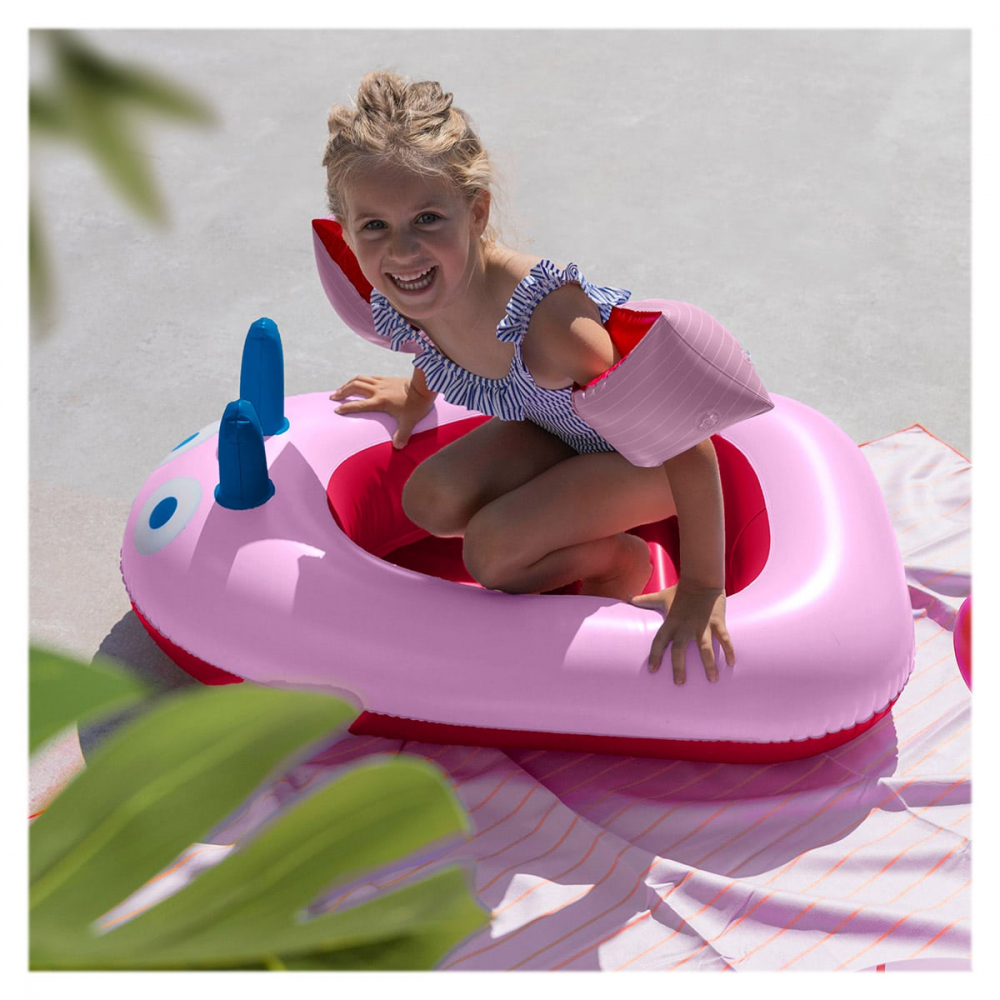 Barcuta gonflabila Quut Toys Roz - 1 | YEO