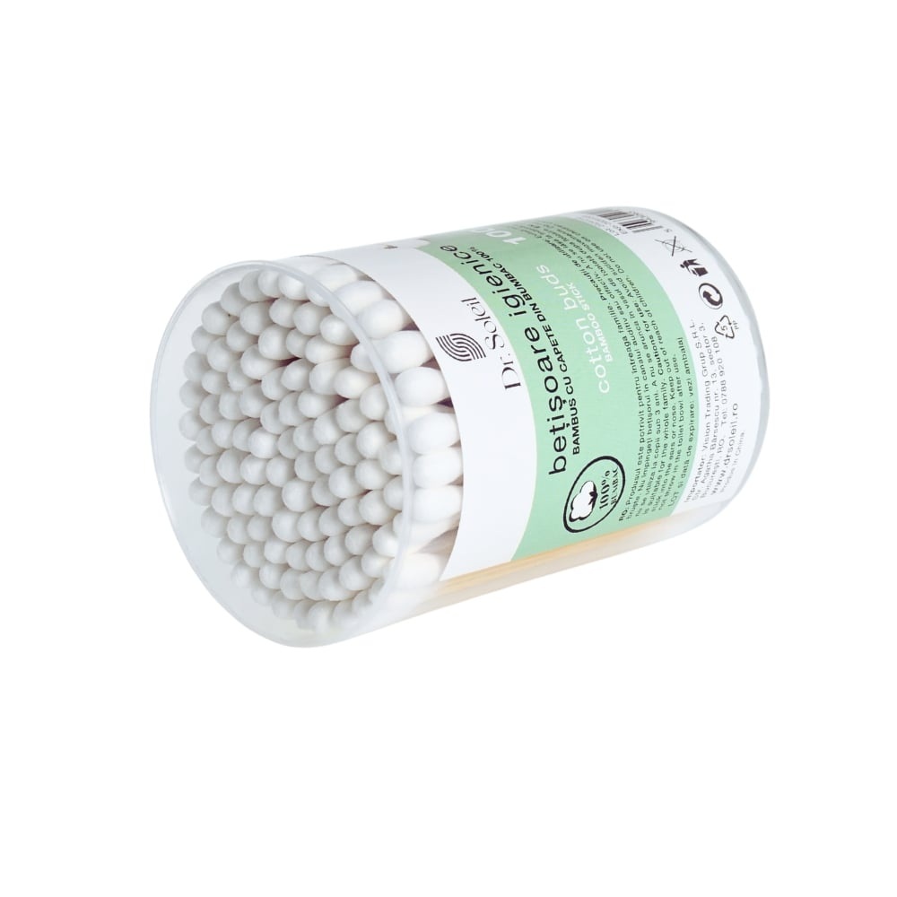 Betisoare igienice din bambus 100 bucati Dr Soleil - 2 | YEO