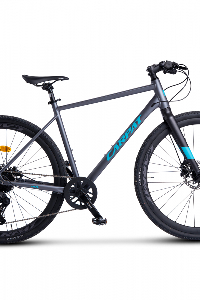 Bicicleta Gravel Carpat ADV C28873A GriAlbastru, 28 inch, cadru aluminiu, 10 viteze, echipare Shimano Cues, frane Hidraulice X-Spark Disc - 3