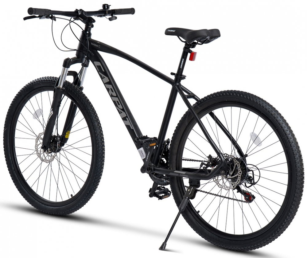 Bicicleta MTB Carpat Invictus C27357C NegruGri, roti 27.5 inch, inaltime utilizator 160-175 cm, greutate suportata 120 kg - 1